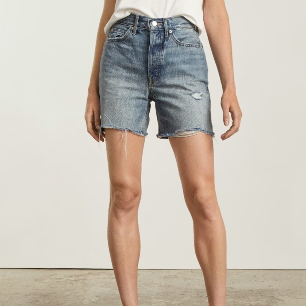Everlane The Rigid Way High Shorts Size 27